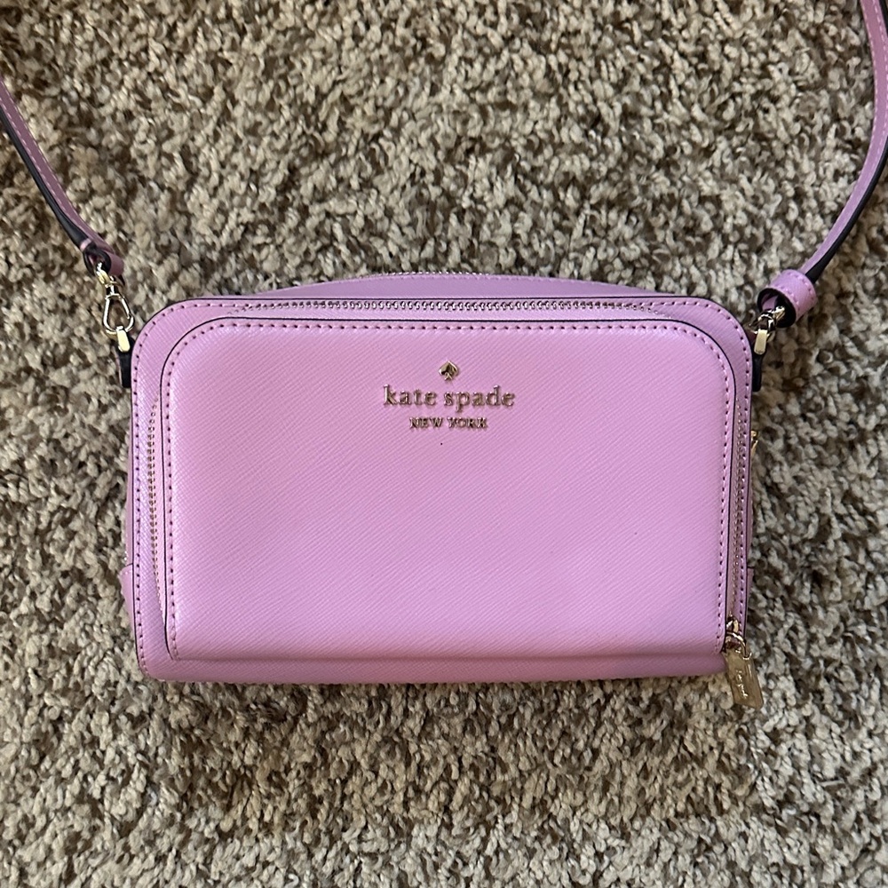 kate spade Pink Crossbody Wallet Bag